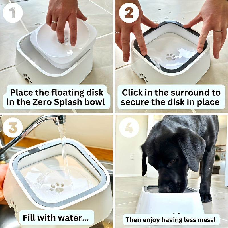 Anti Splash Pet Floating Water Bowl