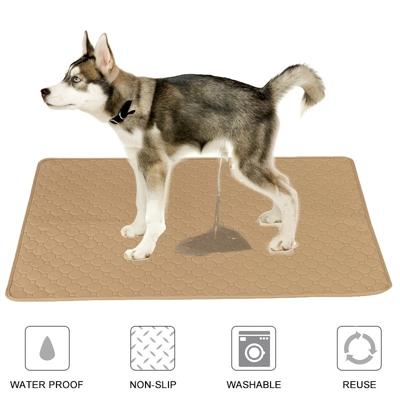 Washable Pet Pee Pad, Reusable Waterproof Training Mat, for Dogs and Cats, for Beds Sofas Cars and Seats