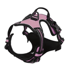 Adjustable No-Pull Dog Harness with Padded Vest and Dual Leash Clips