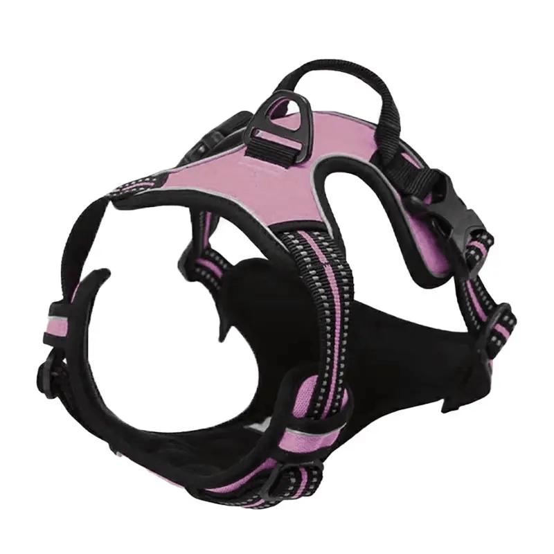 Adjustable No-Pull Dog Harness with Padded Vest and Dual Leash Clips