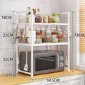Kitchen Storage Rack Microwave Shelf Condiment Organizer