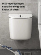 Bathroom Trash Can Wall Mounted