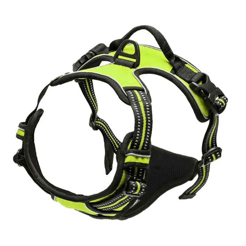 Adjustable No-Pull Dog Harness with Padded Vest and Dual Leash Clips