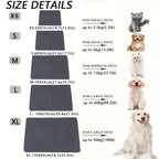 Washable Pet Pee Pad, Reusable Waterproof Training Mat, for Dogs and Cats, for Beds Sofas Cars and Seats